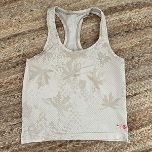lululemon Canadian Olympic Team Edition Cropped Swiftly Tank Top